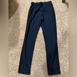 Under Armour Men's Blue Joggers with Black Accents